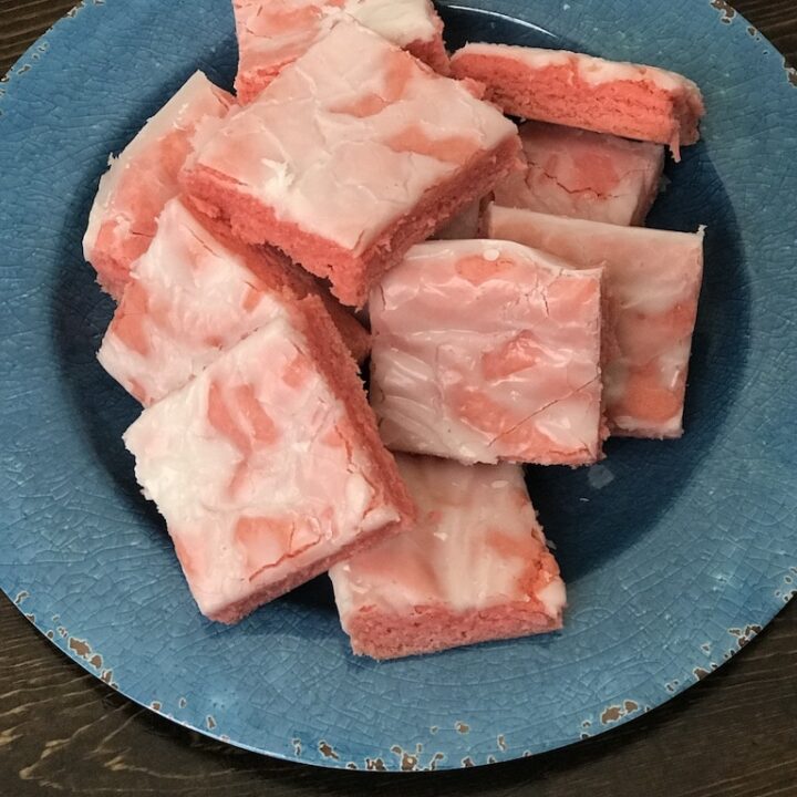 Pinkie Strawberry Brownies