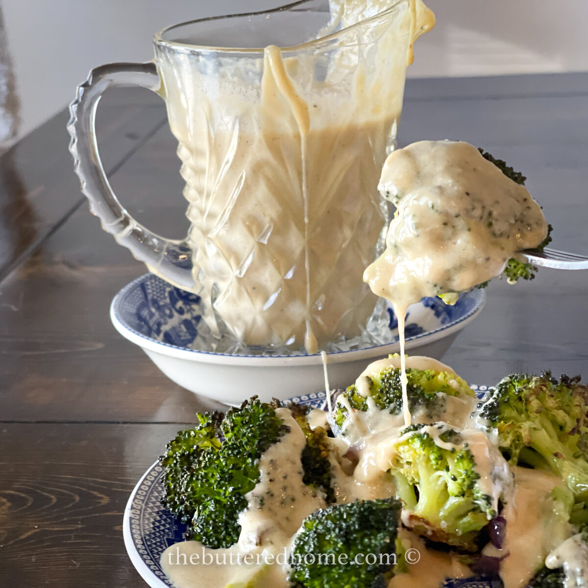 broccoli with cheese sauce feature