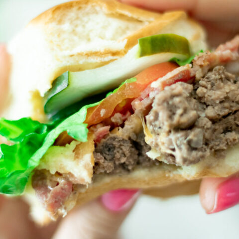 Sheet Pan Bacon Cheeseburger Sliders