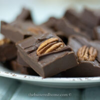 easy microwave fudge feature