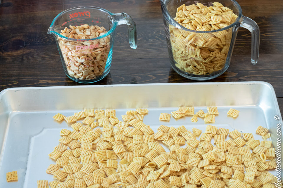 Orange Snack Mix with Dried Cranberries