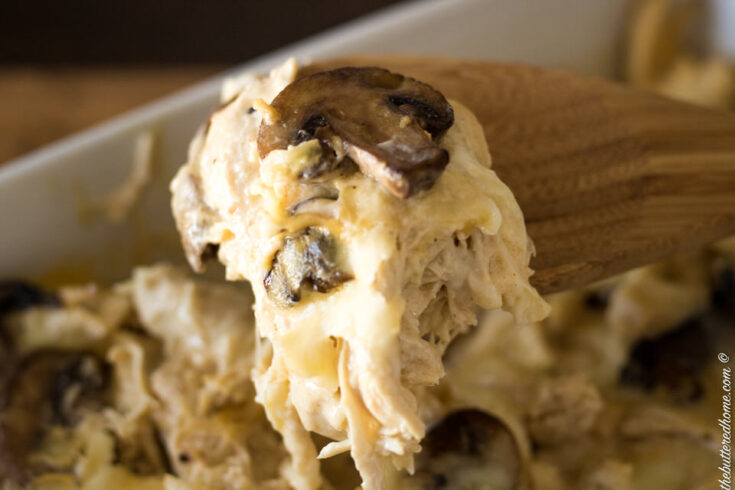 Mushroom Swiss Chicken Casserole