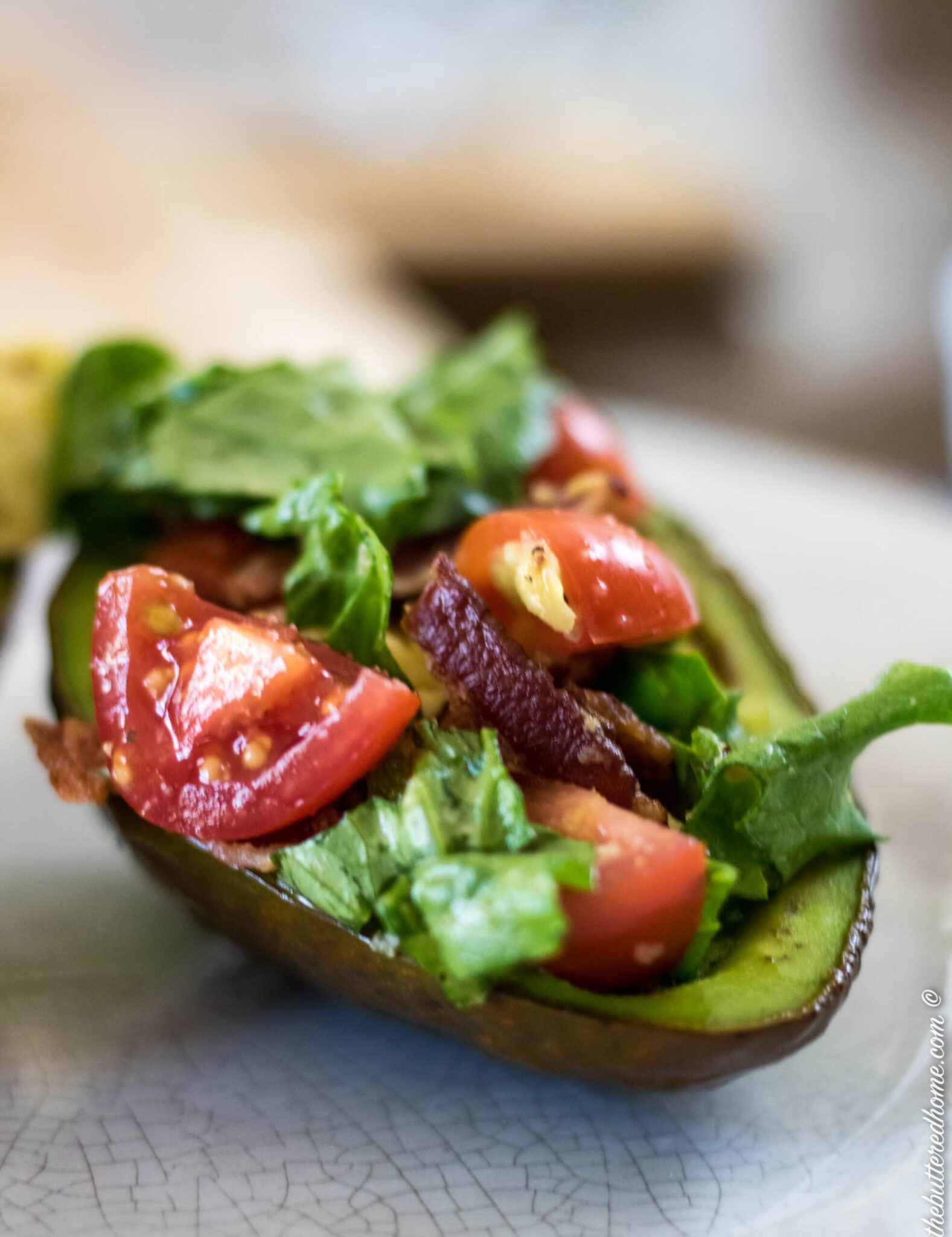 Baked BLT Avocados - The Buttered Home