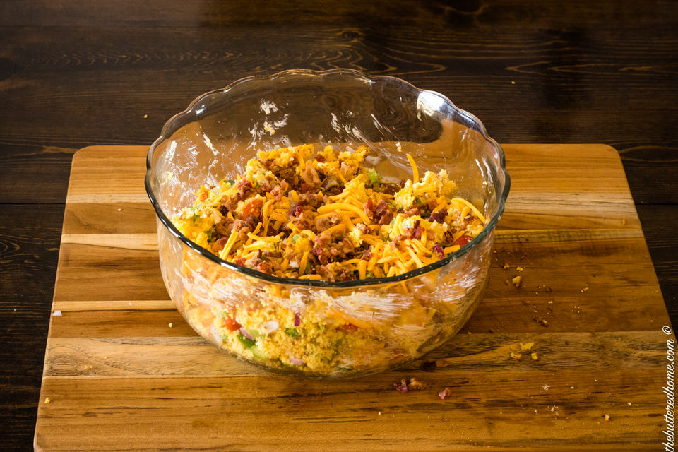 bacon cornbread salad