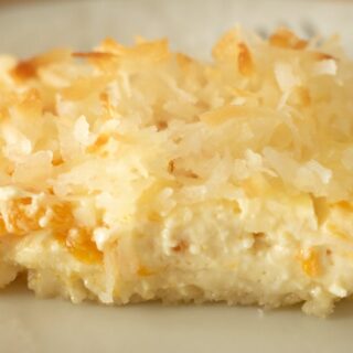 Orange cheesecake bars