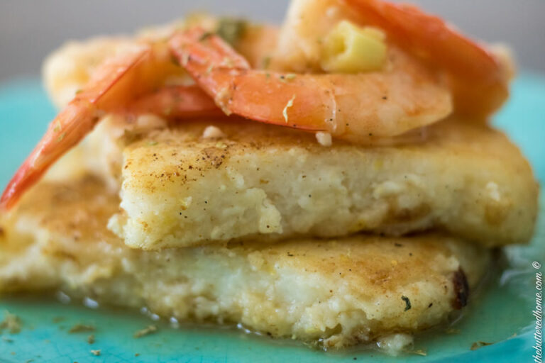 Grit Cakes with Shrimp The Buttered Home