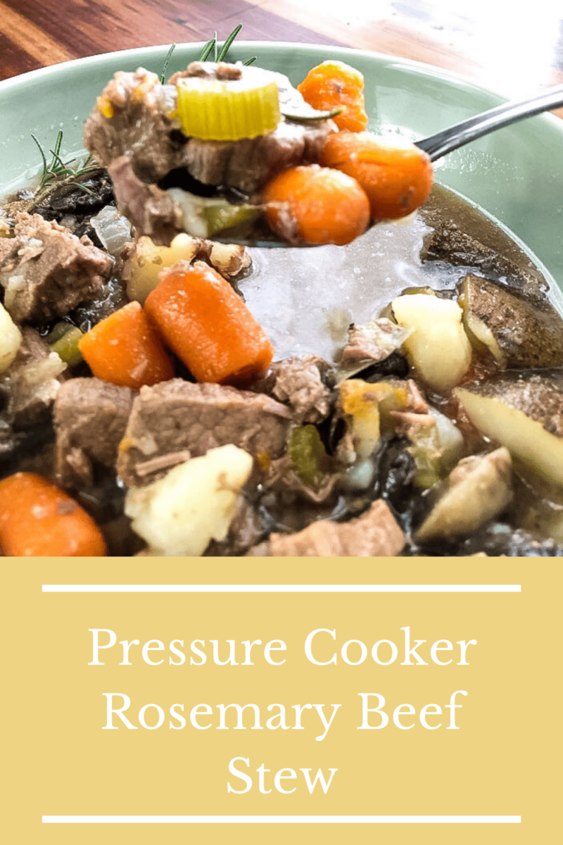 Instant Pot Rosemary Beef Stew Pin