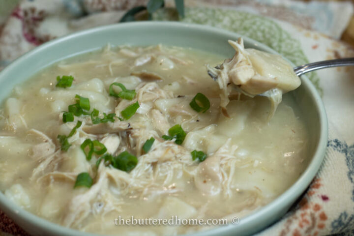 Homemade Southern Chicken and Dumplings - The Buttered Home