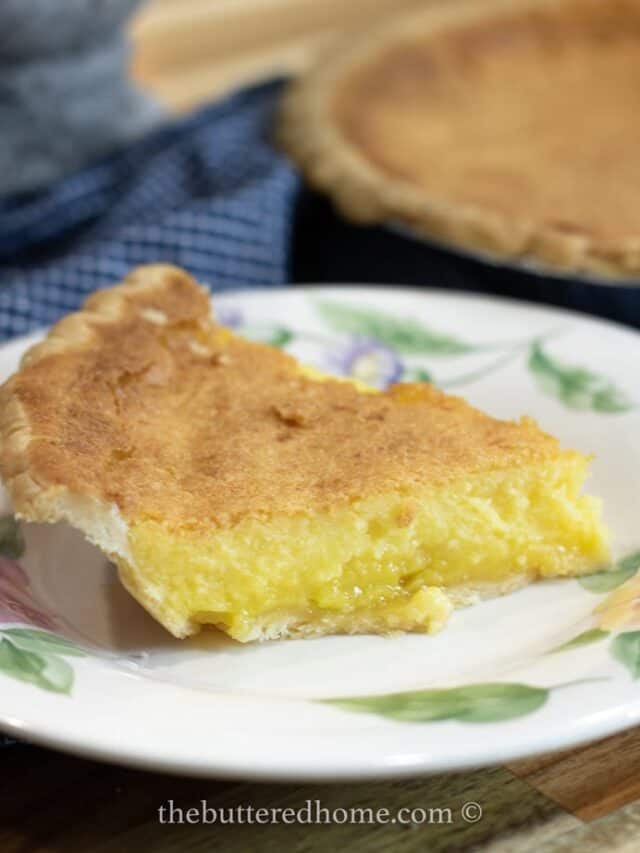 How to Make Buttermilk Pie The Buttered Home