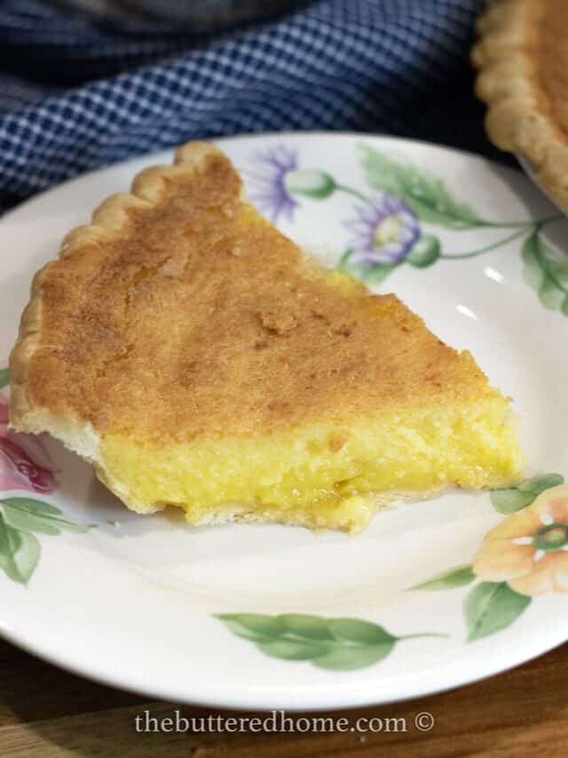 SOUTHERN BUTTERMILK PIE STORY The Buttered Home