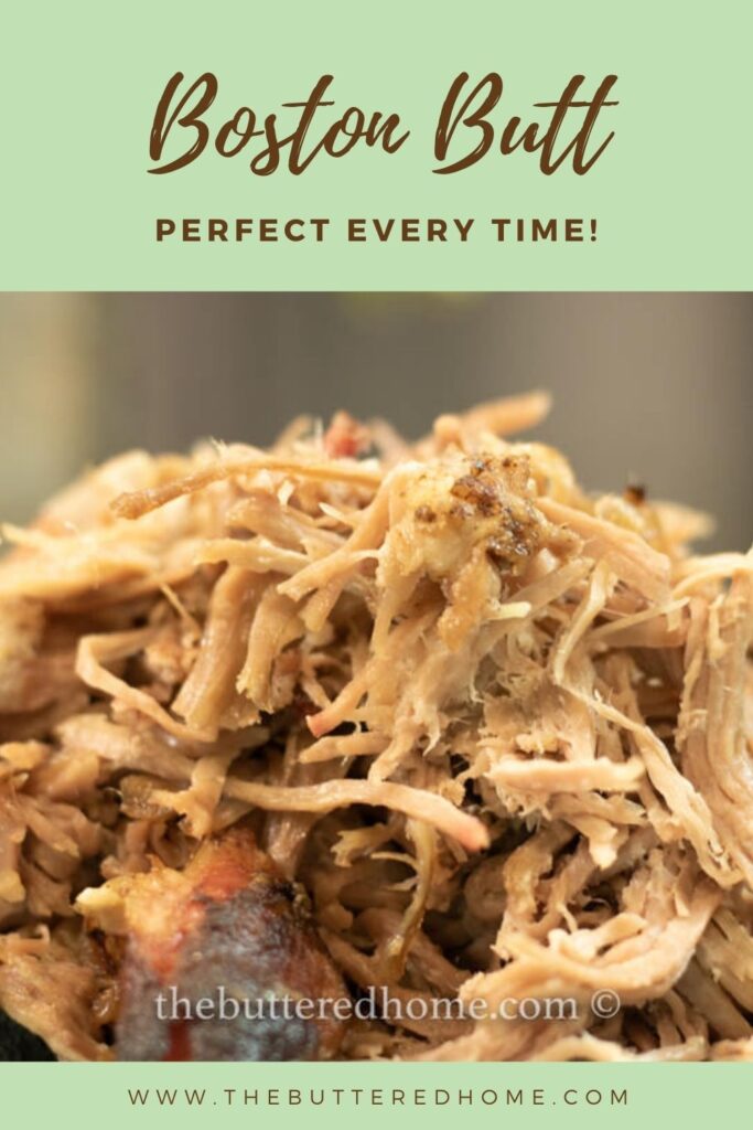 smoked Boston butt pin
