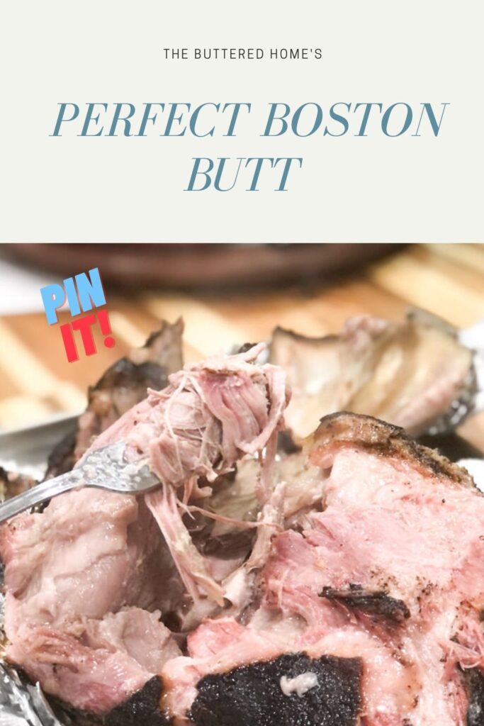smoked Boston butt pin