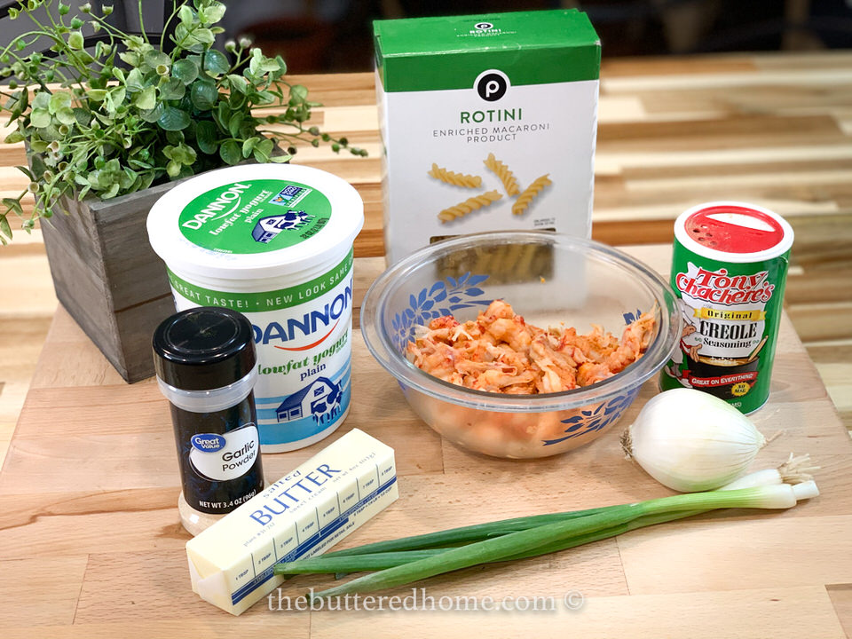 crawfish pasta ingredients