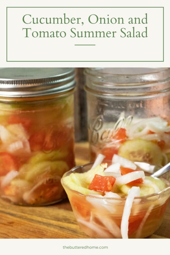 cucumber onion and tomato summer salad pin