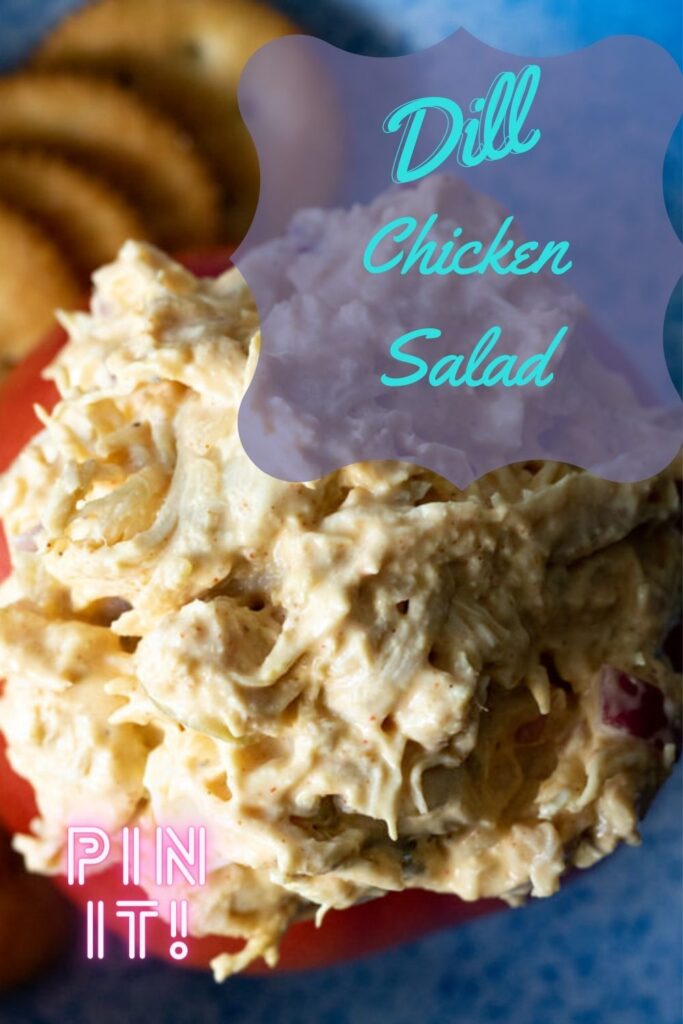 dill chicken salad pin