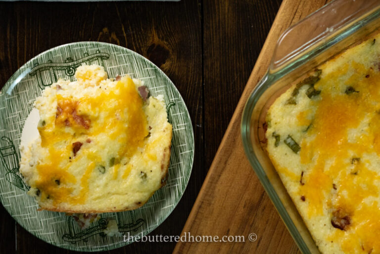 Ham and Cheese Grits Casserole The Buttered Home