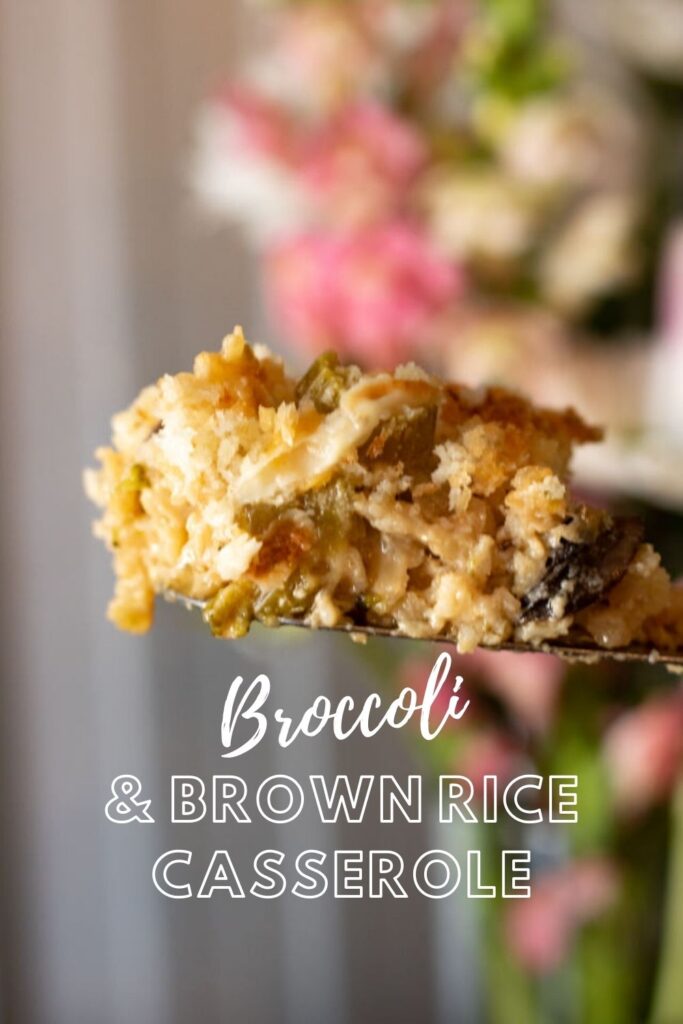 broccoli and brown rice pin
