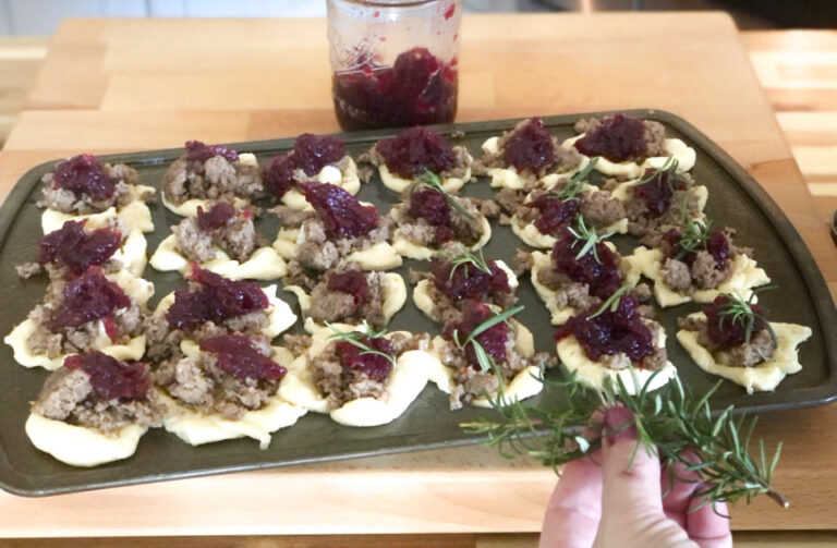 Sausage Brie Bites The Buttered Home