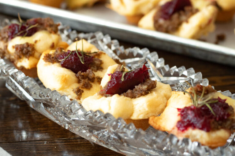 Sausage Brie Bites The Buttered Home