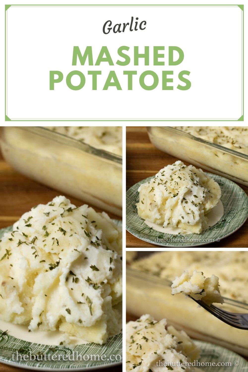 Garlic Mashed Potatoes - The Buttered Home