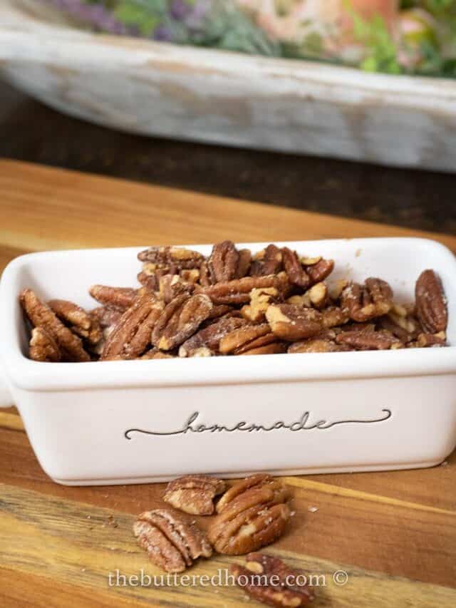 How to Roast Pecans - The Buttered Home