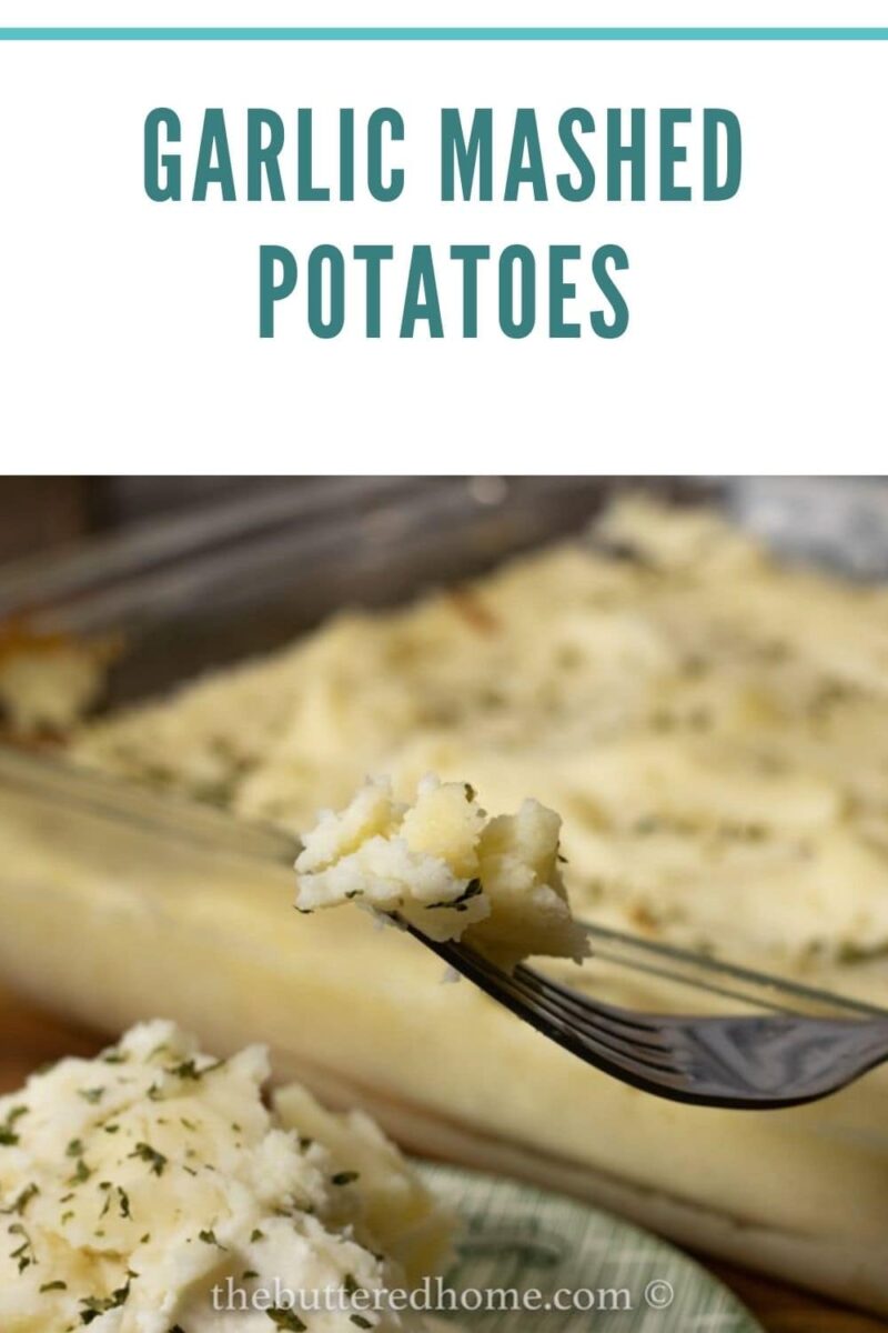 garlic mashed potatoes pin