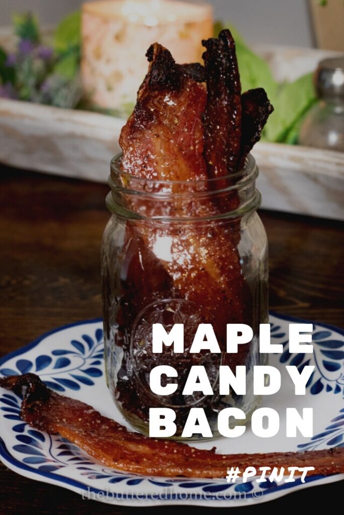 maple candy bacon pin