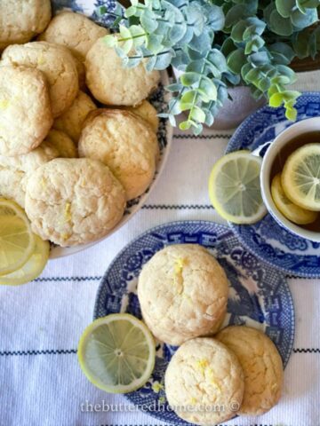 Lemon Coconut Cookies - The Buttered Home