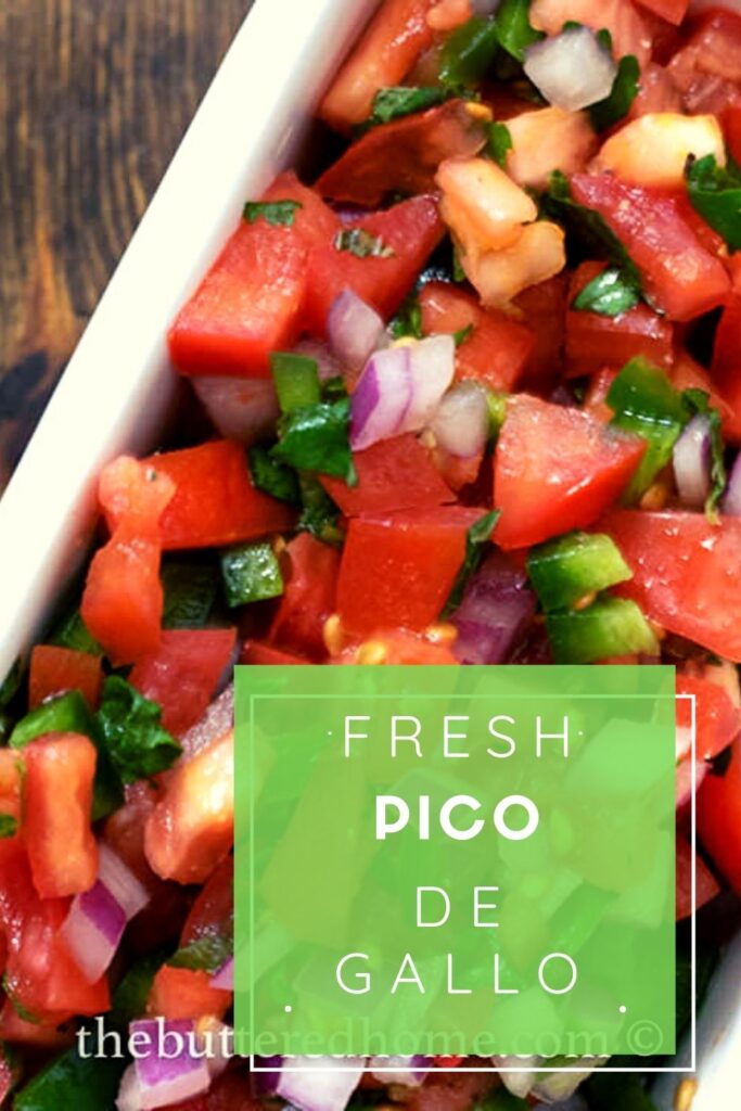 pico de Gallo pin for pinterest