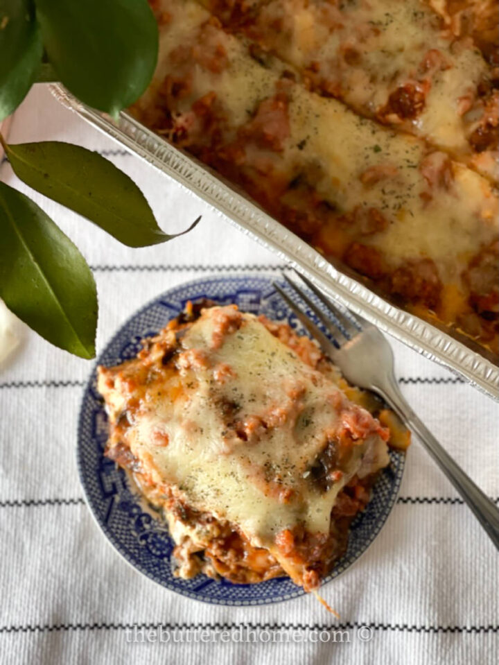 Homemade Turkey Lasagna - The Buttered Home