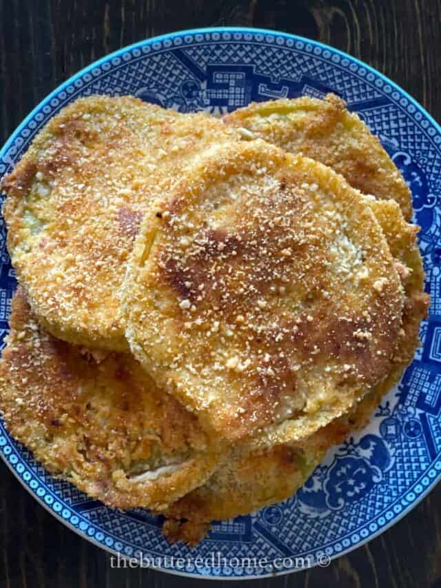 How to Make Oven Fried Green Tomatoes The Buttered Home
