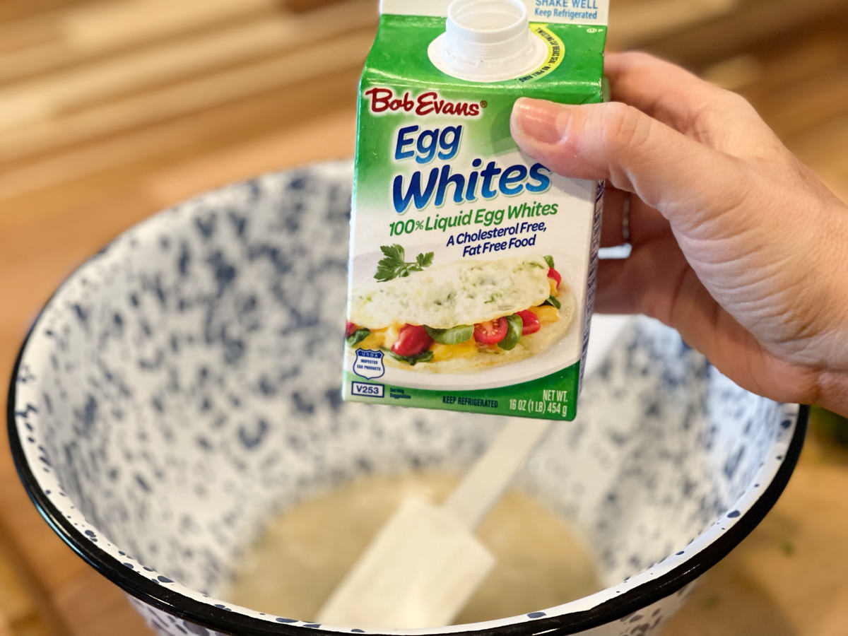 liquid egg whites for pie filling