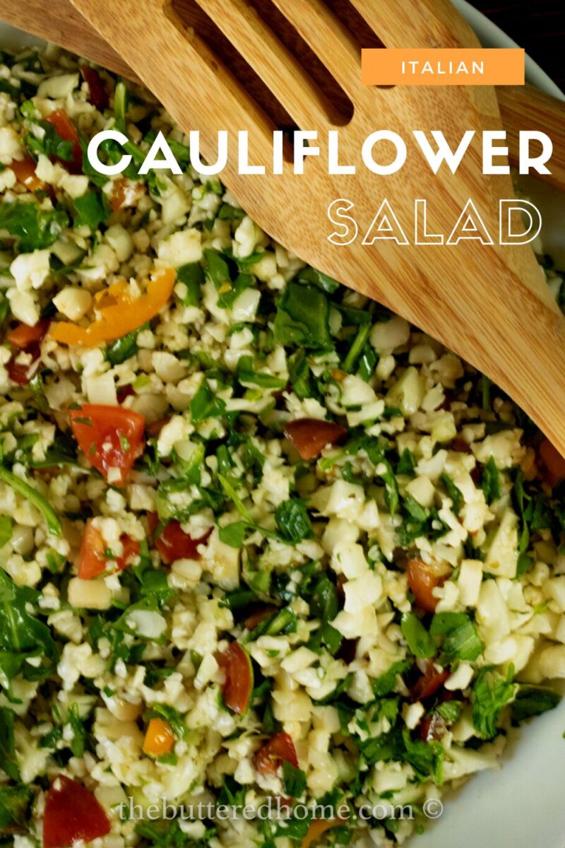 cauliflower salad pin