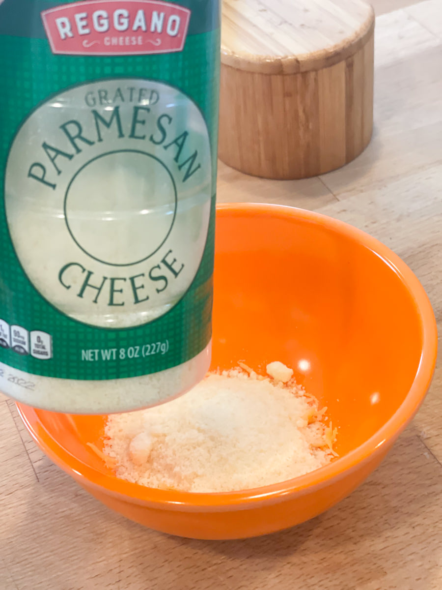 parmesan cheese for topping