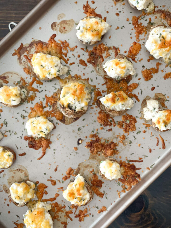 Crab Stuffed Mushrooms - The Buttered Home