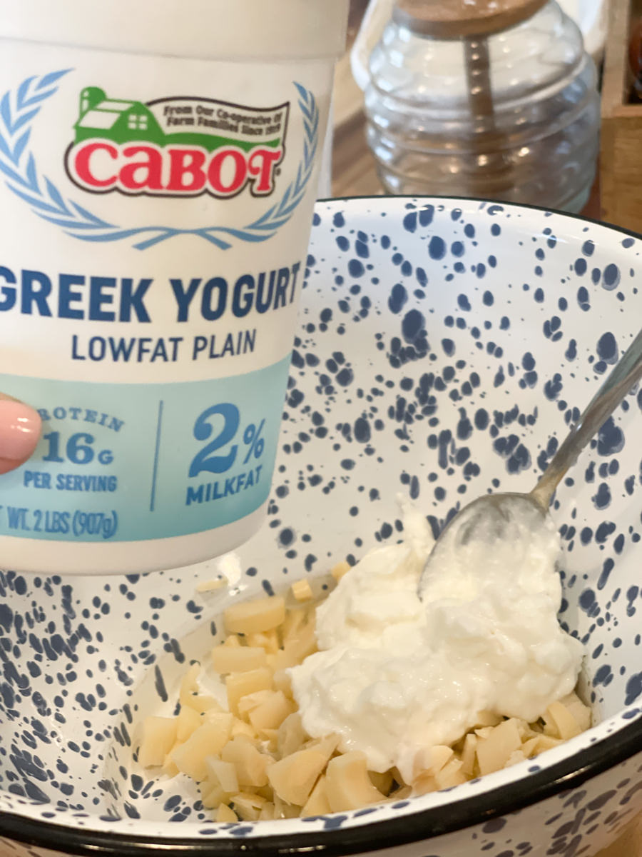 adding greek yogurt