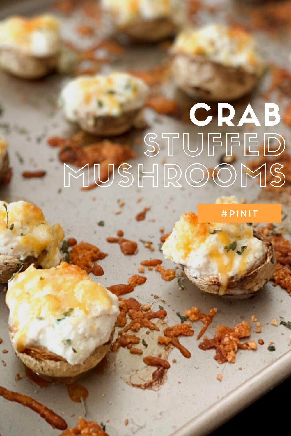 Crab Stuffed Mushrooms - The Buttered Home