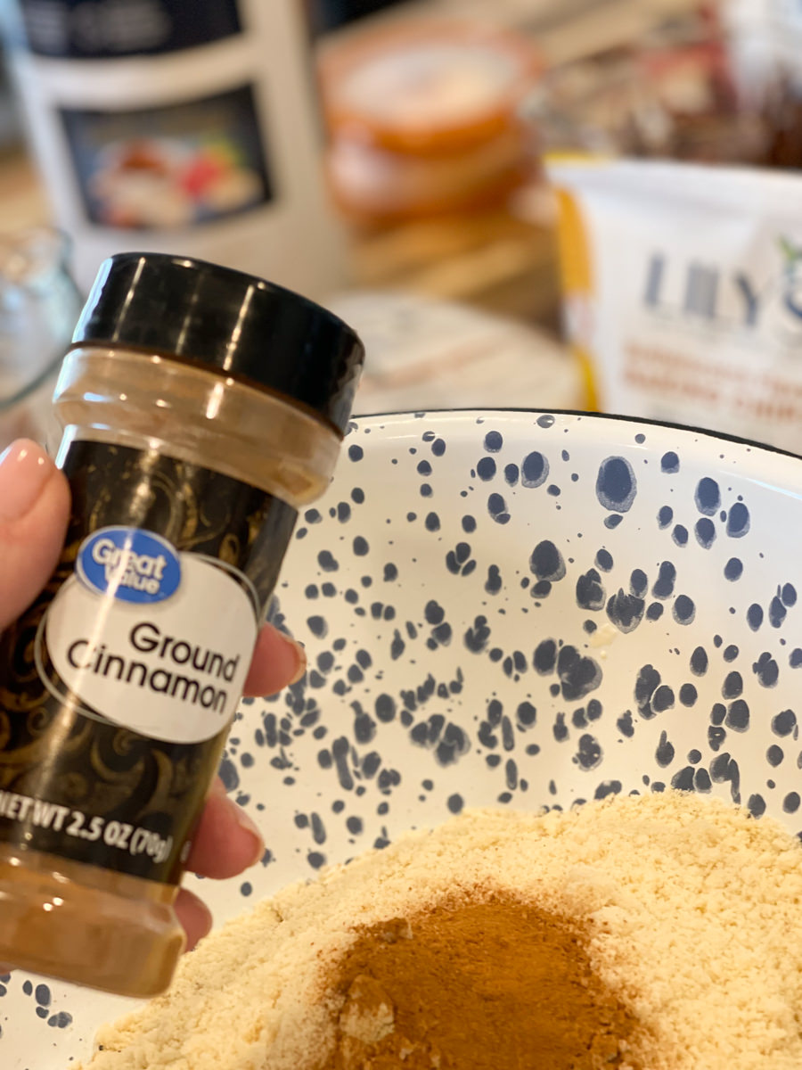 adding cinnamon to dry mix for cookies