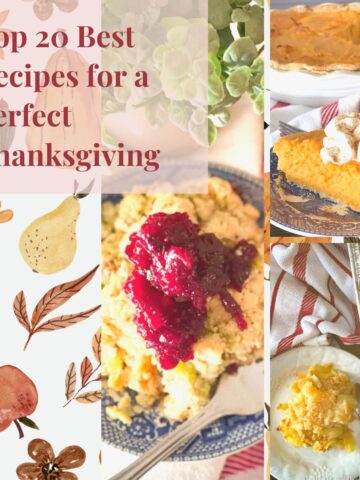 photo collage for thanksgiving recipes