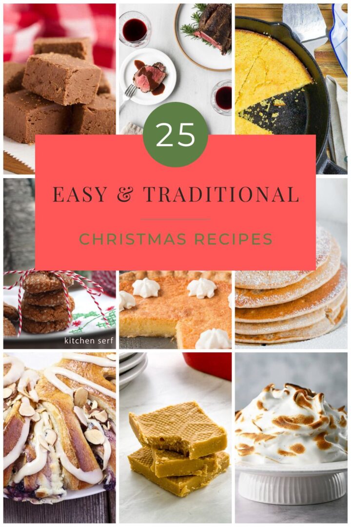 25 Easy and Traditional Christmas Recipes - The Buttered Home