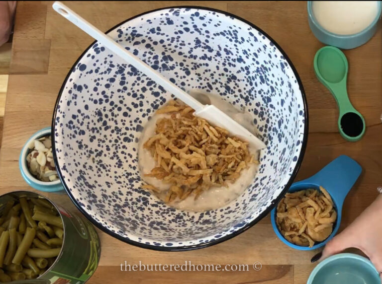 Green bean casserole with soy sauce the buttered home