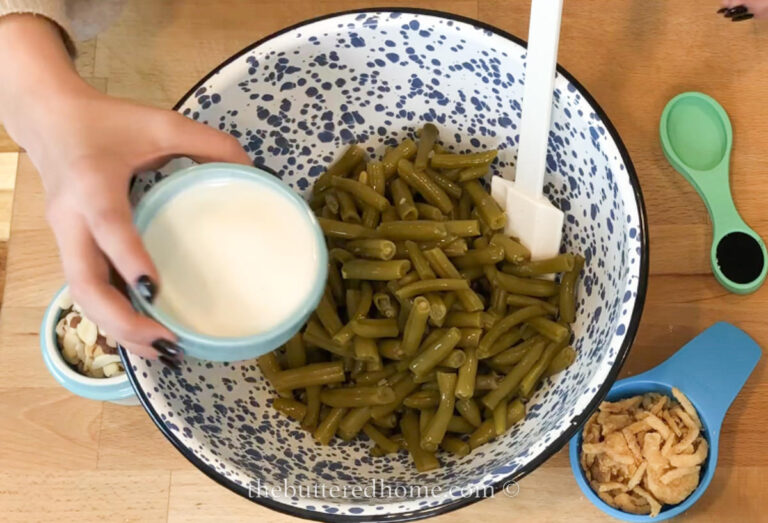 Green Bean Casserole with Soy Sauce The Buttered Home