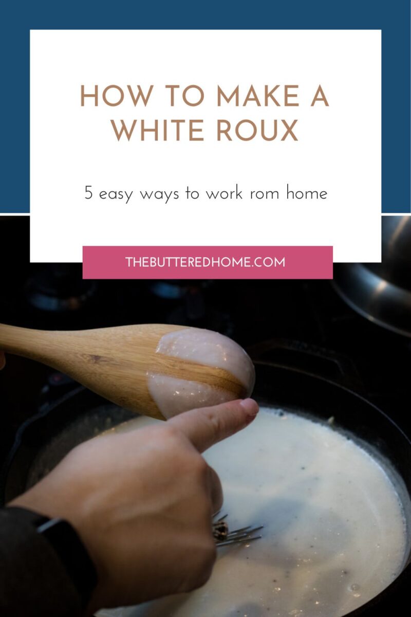 how to make white roux pin