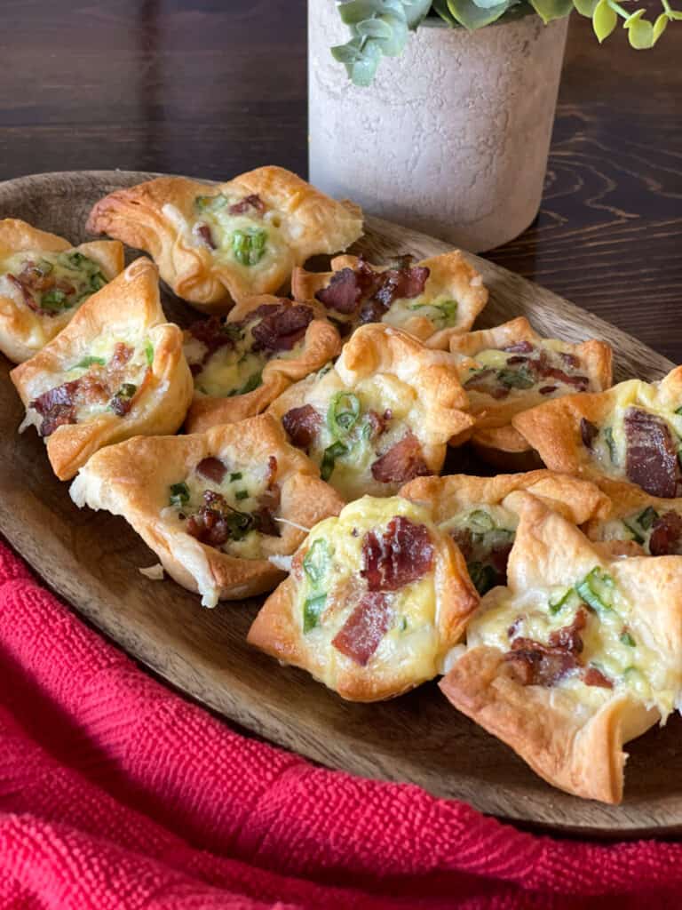 Bacon Cheese Crescent Tartlets The Buttered Home
