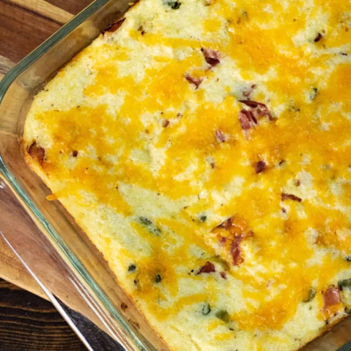 ham and grits casserole