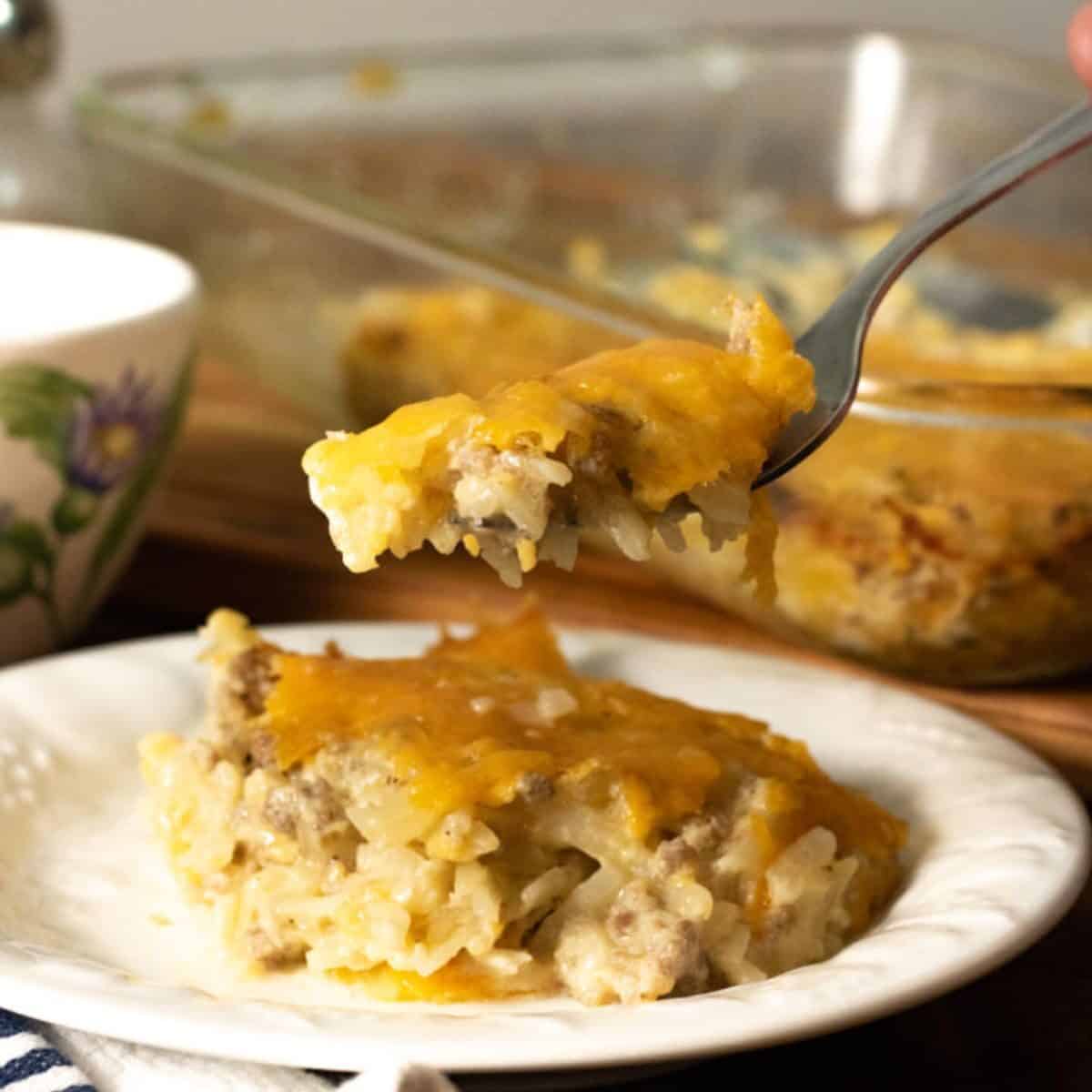 hashbrown and sausage casserole