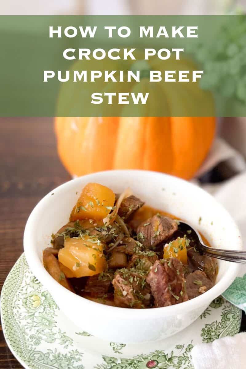 Pumpkin Beef Stew pin.