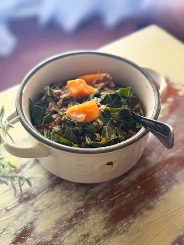 Collard Greens and Sweet Potato Soup The Buttered Home