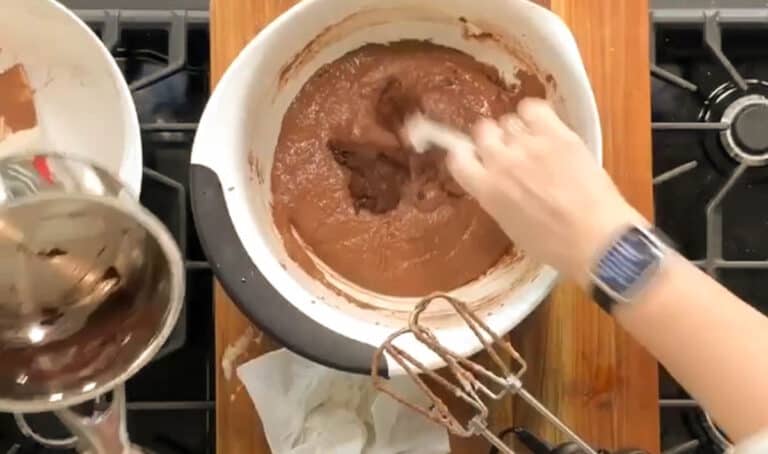 Low Carb Chocolate Cream Cheese Pound Cake with Almond Flour - The